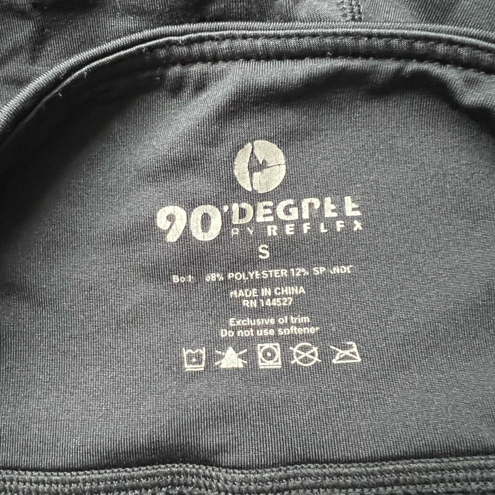 90 Degree Black Leggings